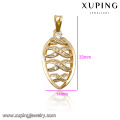31977 xuping 14k золотые ювелирные изделия с бриллиантами саудовская золотая подвеска